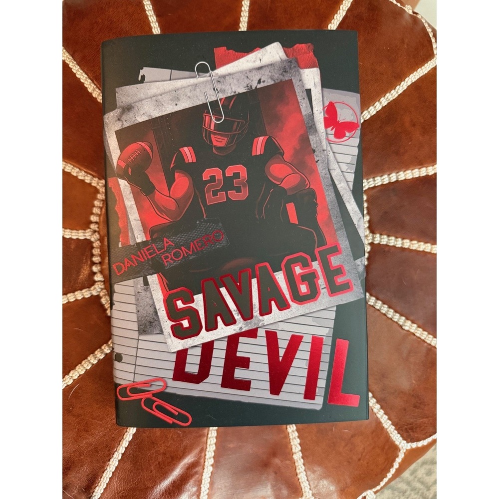 Savage Devil Daniela Romero Special Edition Hardcover Stenciled Edges Romance